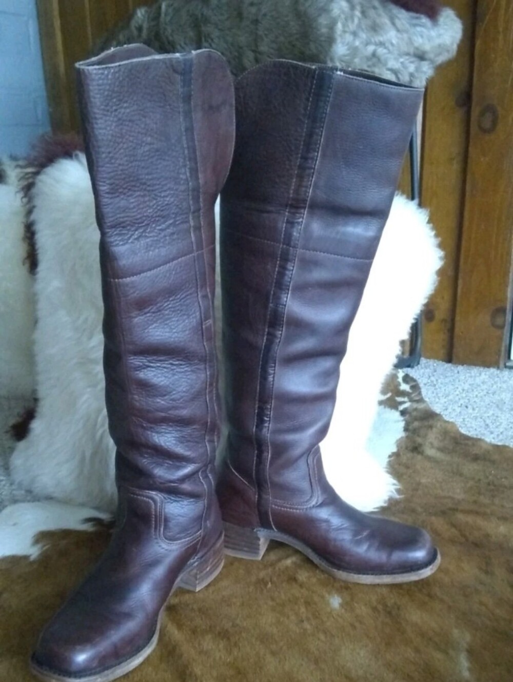 FRYE OVER THE KNEE Vintage Boots Size 10